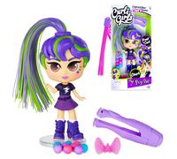 Basic Fun CurliGirls Charli The Pop Star - Hairstyling Doll with MagiCurl Hair - Style Again and Again - Ages 3+