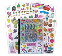 Fashion Angels – Libro di adesivi 1000+ Ridiculously Cute per ragazze – Kawaii Animali Cibo – 6+