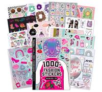 Basic Fun Fashion Angels Libro 1000+ Adesivi Moda, 8+