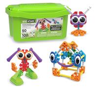 KNEX Set costruzioni Budding Builders – 100 pezzi, 50 modelli, educativo per bambini