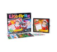 Basic Fun Lite-Brite Colorpop Elf on the Shelf - Tavoletta Luminosa con Schede Natalizie
