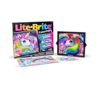 Basic Fun Lite-Brite Colorpop Rainbows - Tavoletta Luminosa con Schede Arcobaleno