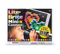 Basic Fun Lite Brite Mini X Connect LED Board 02322 Gioco Luce Da Viaggio