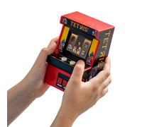 Basic Fun Mini Tetris Arcade Game Machine, Giocattolo Elettronico da Sala Giochi Classico Rétro con Nuovo Schermo a Colori TFT, Autentica Replica in Miniatura, Perfetto per Tutte le Età