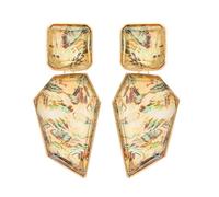 BASIC HOUSE Z2# - Orecchini da donna in cristallo con strass, Strass