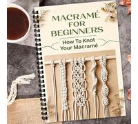 Basic Knot-Craft Themed Notebook for Beginners, Spiral-Bound Workbook, Easy-to-Follow Knotting Lessons, Craft Learning Journal to Master Rope Art from Scratch