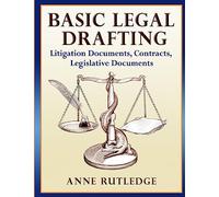 Anne Rutledge Basic Legal Drafting (Tascabile)