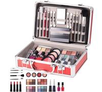 Basic Makeup Tools, Beginner Friendly Cosmetics Set, Starter Makeup Kit, Girls Makeup Set, With Eyeshadow, Blush, Eyebrow Pencil, Lipstick, Nail Polish, Eyebrow Brush for Woman