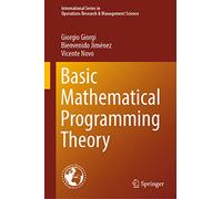Basic Mathematical Programming Theory: 344