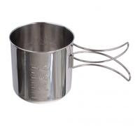 Basic Nature - Stainless Steel Mug - Space Safer - Tazza 0,6 l grigio
