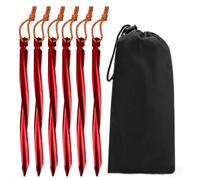 Basic Nature - Zelthering Y-Stake Spiral - Picchetto 25 cm rosso