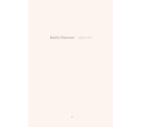 Basic Planner Undated: Daily pages to organize your life and goals with guided productivity sections. Keep track of your progress for a full year