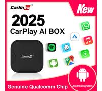 Basic Pro CarlinKit Mini CarPlay Ai Box Qualcomm Dongle wireless Android Auto e CarPlay a 8 core per Netflix IPTV Smart TV Box