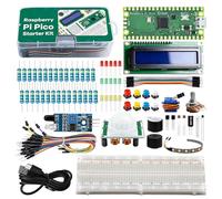 Basic Starter Kit for Raspberry Pi Pico, Super Starter Kit for Raspberry Pi Pico, Raspberry With Breadboard, Modulo di visualizzazione Lcd, Sensori compatibili