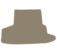 Basic Tappeto bagagliaio BEIGE SCURO per Opel Insignia B Grand Sport berlina 201