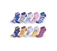 Basic Treasure 10 Paia di Calzini per Bambini, Ragazzi o Ragazze, Corti o Lunghi, Colorati, 70% Cotone Oeko-Tex, Unicorn - Corto, 35-38