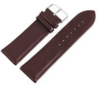 Basic vera pelle Bracciale Cinturini in marrone scuro | 8000055 (22 mm)