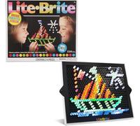 BasicFun Lite-Brite L'Originale - Lavagna da Disegno illuminata a LED con Colori - Giocattolo Illuminato per Bambini