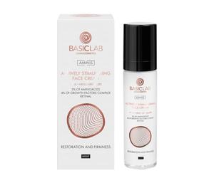 BasicLab - Crema per occhi antirughe, 50 ml, crema da notte, per uomini e donne, per palpebre, per pelli mature