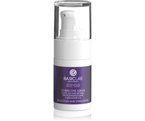 BasicLab Dermocosmetics Esteticus siero lisciante per unificare il tono della pelle 0.07% Pure Retinal 15 ml