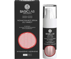 BasicLab Masculis Siero rinforzante viso 8% betaina, 3% acido maltobionico, peptide argireline