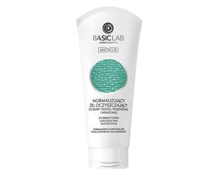 BasicLab Mini Gel Detergente Normalizzante per Pelle Grassa, Acneica e Sensibile 100 ml