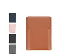 Basics - Custodia multifunzione in poliuretano per computer portatile, con supporto e tappetino per mouse, compatibile con modelli da 14 a 16 pollici (Ash, 13,3-14")