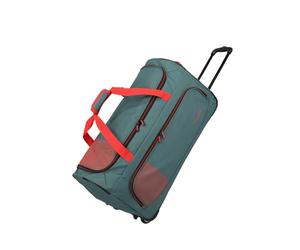 BASICS FRESH wheeled duffle, green/orange Cura della persona e salute