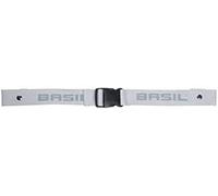 Basil 8715019708176, Fixture Strap for Rear Basket Class, Removable Unisex Adulto, Argento, Unica