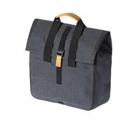Borsa per la spesa Basil Urban Dry, impermeabile charcoal melee 20 litri