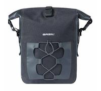 Borsa Basil Navigator M nero, 25x14x34cm, sistema hook-on