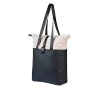 Borsa shopper impermeabile convertibile in borsa da bici - Basil Vive 20 L ( Offwhite - Black / 20 L | MIK Hooks )
