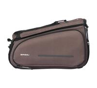 Basil Move - Borsa portapacchi, 10-26L, impermeabile, in poliestere riciclato, compatibile con piastre adattatore MIK & Racktime, ideale per pendolarismo e acquisti