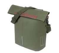 Basil City Mik Hooks Pannier 16l Verde