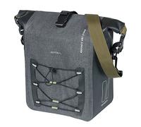 Basil Navigator Storm Mik M Pannier 15l Grigio