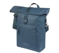 Basil Borsa per bicicletta Brooklyn – impermeabile 17 l, scomparto laptop, ganci MIK, blu