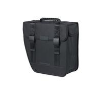 Borsa bici nera per portapacchi posteriore Tour Basil sinistra ( Nero / 14 L )