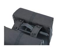 Basil Forte MIK - Borsa doppia 35L, impermeabile, con piastra adattatore MIK bloccabile, ideale per acquisti e pendolarismo