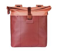 Basil Vive - Borsa doppia per bicicletta, impermeabile, 28-35 l, riflettente, in materiale riciclato, 30 x 14 x 38 cm, colore: Rosso/Nero
