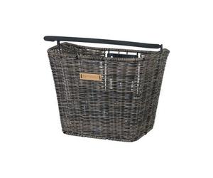 Basil brema rattan look kf cestino bici frontale marrone scuro
