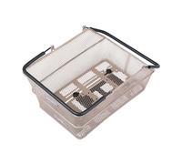 Basil Cento Mik Rear Basket Argento