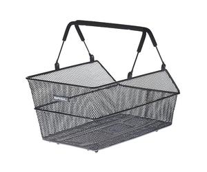 Basil Cento Multi, Cestino per Bicicletta. Unisex-Adulti, Nero, 45 cm x 33 cm x 24 cm