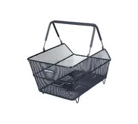 Basil Cento Multi, Cestino per Bicicletta. Unisex Adulto, Nero, 45 cm x 33 cm x 24 cm