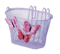 Basil Cestino Anteriore Jasmin Butterfly per Bici Bimbo con Farfalle decorative