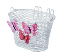 Basil Cestino Anteriore Jasmin Butterfly per Bici Bimbo con Farfalle decorative