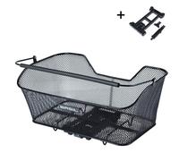 Basil Cestino posteriore Base XL MIK a Maglia Stretta Nero