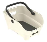 Basil Cento Neo MIK Portabici Posteriore - 21L - In Plastica Riciclata - Riflettente - 46.9x23.7x14.1 cm - Bianco