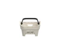 Basil Cento Neo Portabici Posteriore - 21L - In Plastica Riciclata - Riflettente - 46.9x23.7x14.1 cm - Bianco