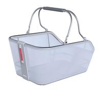 Basil Cestino Posteriore Cento Tech Fiber Nordlicht Mik 21l Silver Blue