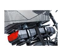 Basil Cento WSL - Cestino posteriore per bicicletta, nero, con sistema WSL, resistente alle intemperie, robusto, 22 litri, ideale per acquisti e uso quotidiano
